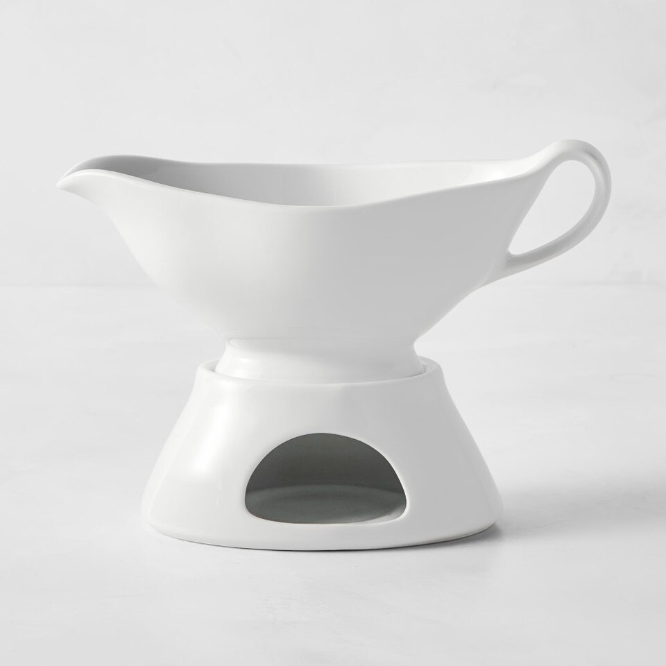 Pillivuyt Gravy Boat with Warming Base Williams Sonoma Australia